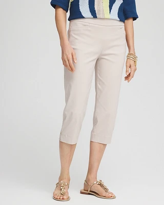 Brigitte\u2122 Rivet Capri Pants