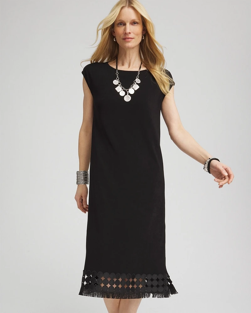 Travelers\u2122 Collection Lace-Hem Dress