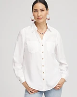 Tencel\u2122 Denim Button-front Shirt