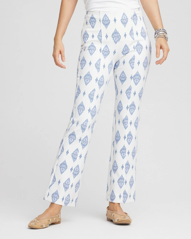 Juliet Medallion Print Kick Flare Pants