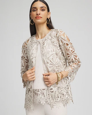 Travelers\u2122 Collection All-over Lace Jacket