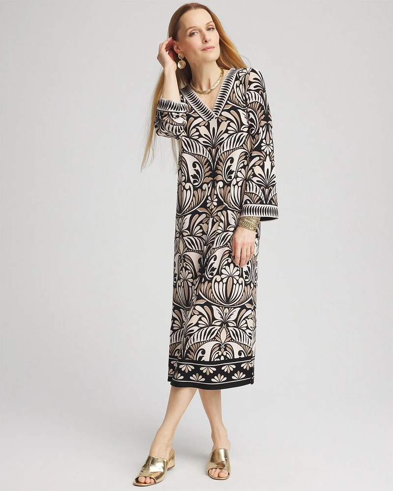 Travelers\u2122 Bell-Sleeved Midi Dress