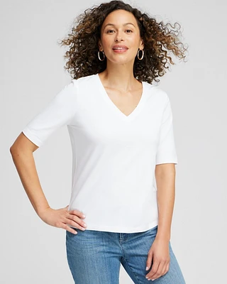 Elbow-Sleeve Perfect Tee