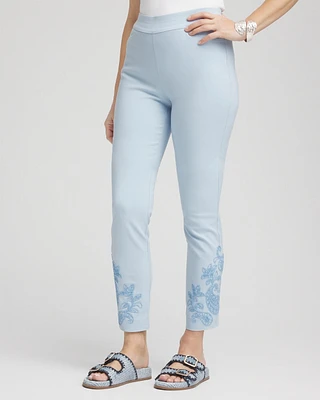 Brigitte\u2122 Embroidered Ankle Pants