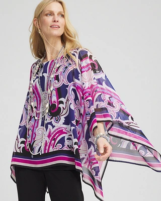 Travelers\u2122 Paisley Chiffon Layered Top