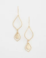 No Droop\u2122 Charm Drop Earrings