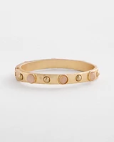 Pink Cuff Hinge Bracelet