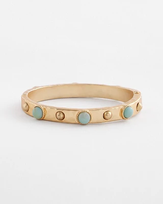 Mint Cuff Hinge Bracelet