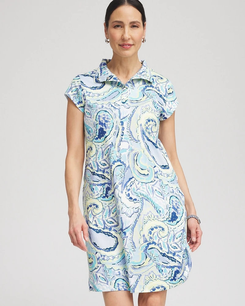 Zenergy\u00AE UPF Knit Paisley Dress