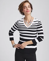 Ombr\u00E9-Striped Pima Tee