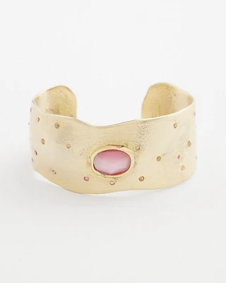 Pink Flexible Cuff Bracelet