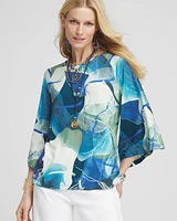 Touch of Cool\u2122 Watercolor Angel-Sleeved Tee