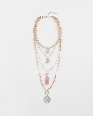 Pink Convertible Necklace