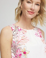 Tropical Floral Bubble Hem Tee