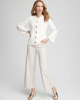 Brigitte™ Pinstripe Wide-Leg Pants