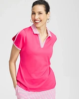 Zenergy® UPF Knit Cutout Tee