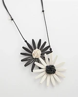 SYLCA® x Chico's Amaya Double-Flower Statement Pendant Necklace
