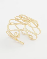 Twisted-Metal Cuff Bracelet