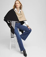 Colorblock Lurex Ruana