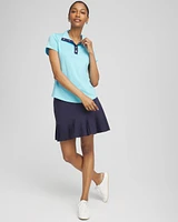 Zenergy® UPF Mockneck Short-Sleeve Top