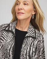 Travelers™ Collection Zebra-Jacquard Jacket