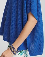 Scoop-Neck Poncho