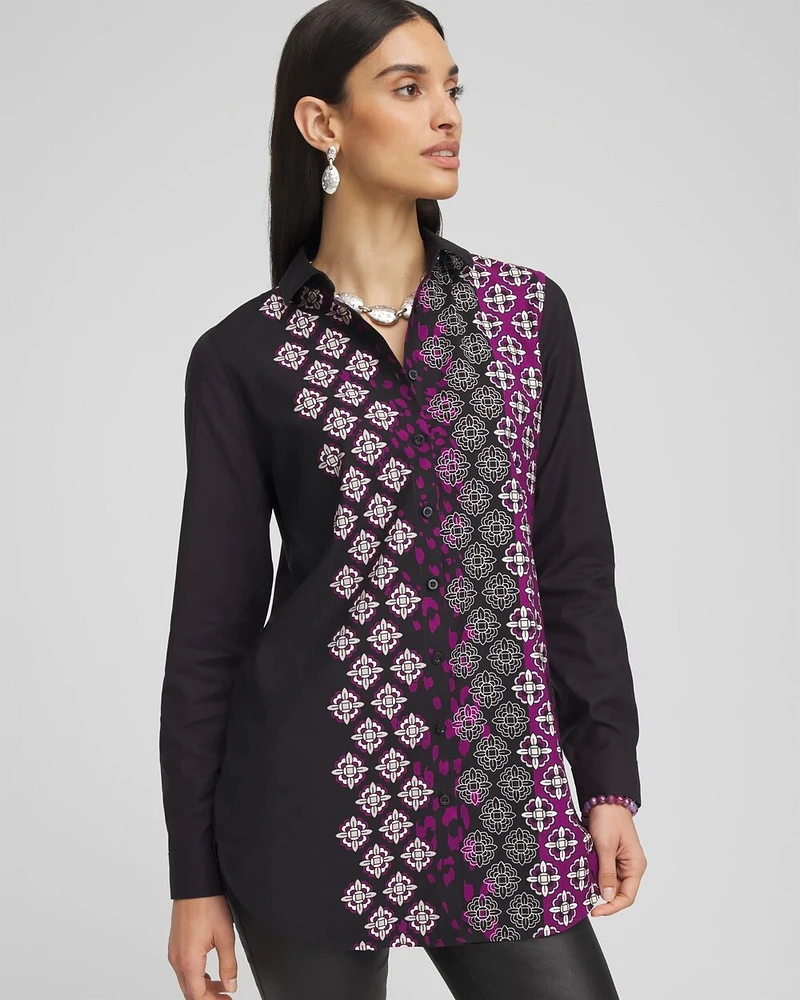 No Iron™ Medallion Stretch Tunic