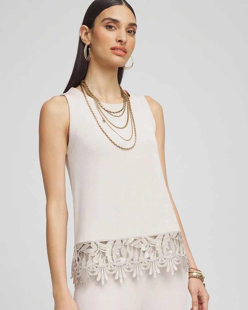 Travelers™ Lace Trim Tank