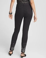 Girlfriend Sequin Ankle Jeans
