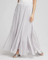 Cotton Silk Voile Maxi Skirt