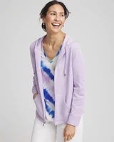 Zenergy® Beach Slub Zip-Front Hoodie