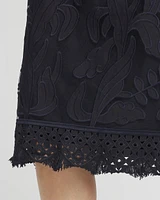 Travelers™ Mesh Appliqué Midi Dress