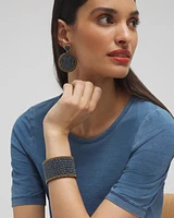 Seed Bead Cuff Bracelet