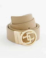 Reversible Matte CC Logo Trouser Belt