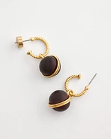 No Droop® Wood Bead Earrings