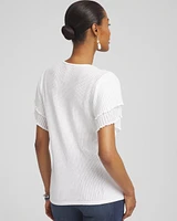 Ocean Motif Pullover Sweater