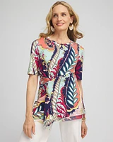 Touch of Cool™ Abstract Draped Tunic