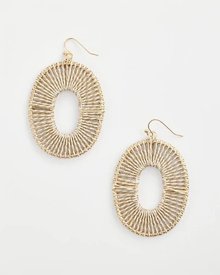 No Droop® Metallic Thread Wrapped Earrings