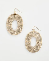No Droop® Metallic Thread Wrapped Earrings