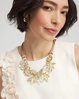 Butterfly Statement Bib Necklace