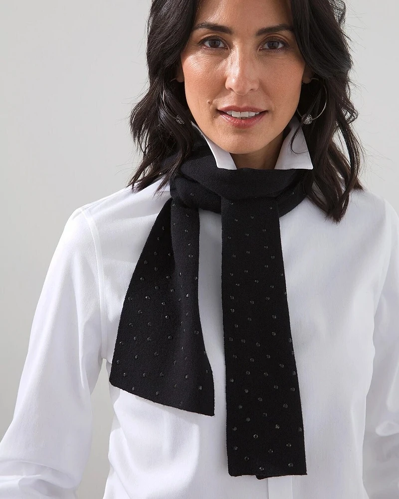 Cotton-Cashmere Blend Scarf