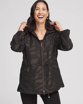 Zenergy® Embossed Zebra Anorak Jacket