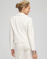 Stretch Knit Moto Jacket