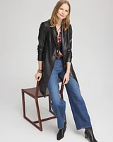 Faux Leather Topper