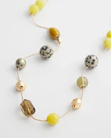 Jasper & Jade Stone Necklace