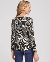 Leaf Long Sleeve Pullover Sweater