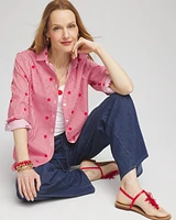 No Iron™ Stars & Stripes  Sateen Shirt