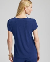 Travelers™ Wildflower Cap-Sleeved Top