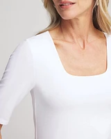Contour Cotton™ Square Neck Tee