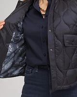 Cropped Quilted Jacket